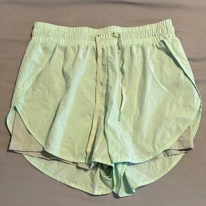 BuffBunny Light Green Athletic Shorts